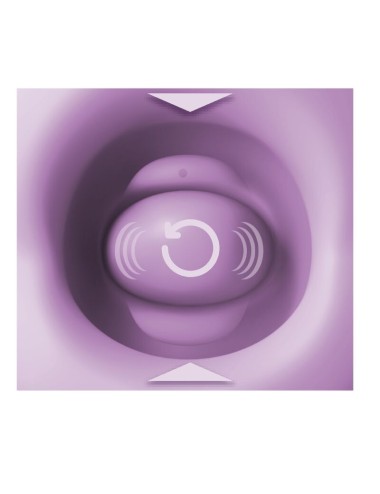FANTASY FOR HER - LUSH KISS PELUCHE VIOLA STIMOLATORE CLITORIDEO A SUZIONE E LECCHIO