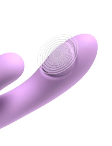 FANTASY FOR HER - VIBRATORE A CONIGLIO VIOLA PER LA CONSULTAZIONE DEL PUNTO G E DEL CLITORIDE (INTIMOTION FLUTTER PRO)