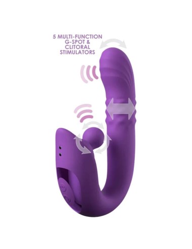 FANTASY FOR HER - HARMONI PRO VIBRATORE A CONIGLIO VIOLA PER LA STIMOLAZIONE DEL PUNTO G E DEL CLITORIDE