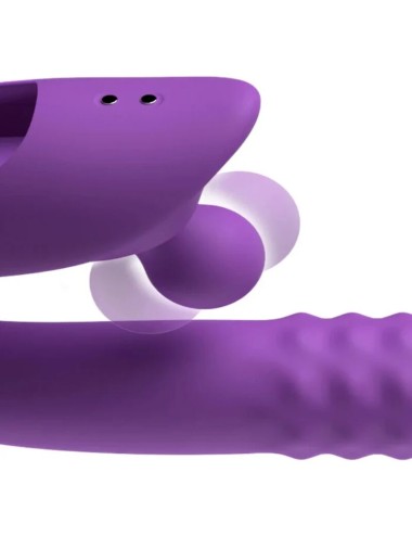 FANTASY FOR HER - HARMONI PRO VIBRATORE A CONIGLIO VIOLA PER LA STIMOLAZIONE DEL PUNTO G E DEL CLITORIDE