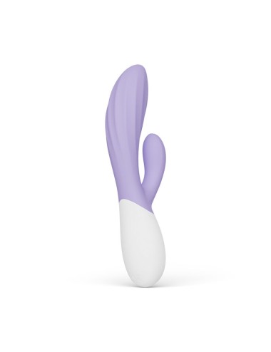LELO - INA TWIST DOPPIO VIBRATORE A CONIGLIO PER IL PUNTO G E IL CLITORIDE LAVANDA