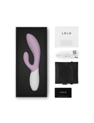 LELO - INA TWIST DOPPIO VIBRATORE A CONIGLIO PER IL PUNTO G E IL CLITORIDE ROSA