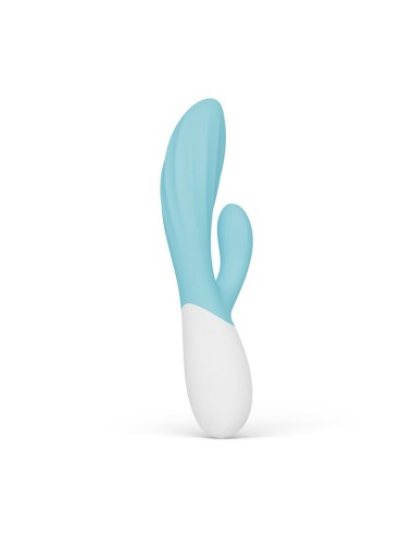 LELO - INA TWIST DOPPIO VIBRATORE A CONIGLIO PER IL PUNTO G E IL CLITORIDE BLU