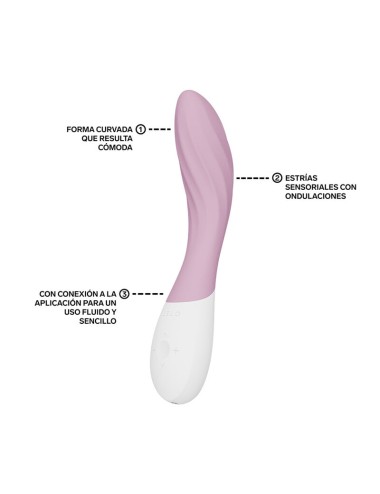 LELO - MONA TWIST VIBRATORE PER IL PUNTO G RICARICABILE E CONTROLLABILE TRAMITE APP