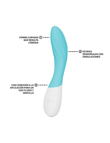 LELO - MONA TWIST VIBRATORE PER IL PUNTO G RICARICABILE E CONTROLLABILE TRAMITE APP