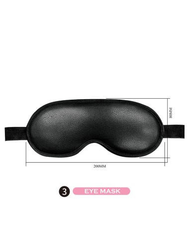 PRETTY LOVE - KIT BDSM DA 8 PEZZI NERO
