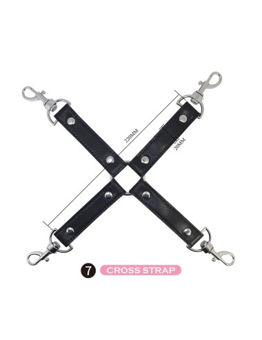 PRETTY LOVE - KIT BDSM DA 8 PEZZI NERO