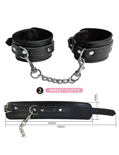 PRETTY LOVE - KIT BDSM DA 8 PEZZI NERO