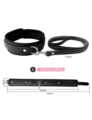 PRETTY LOVE - KIT BDSM DA 8 PEZZI NERO