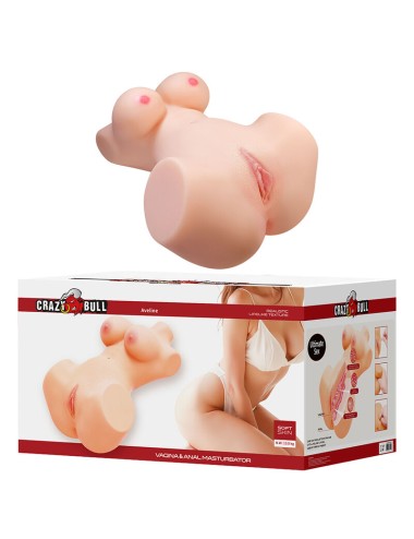 CRAZY BULL - ANNIE XXL MASTURBATORE VAGINALE E ANALE CON CARNE DI SENO