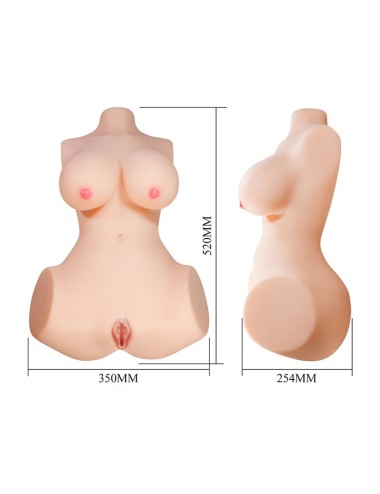 CRAZY BULL - ANNIE XXL MASTURBATORE VAGINALE E ANALE CON CARNE DI SENO