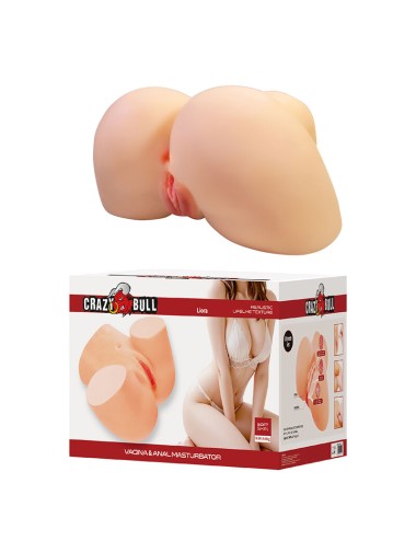 CRAZY BULL - LIORA XXL DOPPIO MASTURBATORE VAGINALE E ANALE