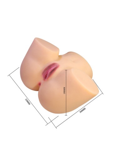 CRAZY BULL - LIORA XXL DOPPIO MASTURBATORE VAGINALE E ANALE