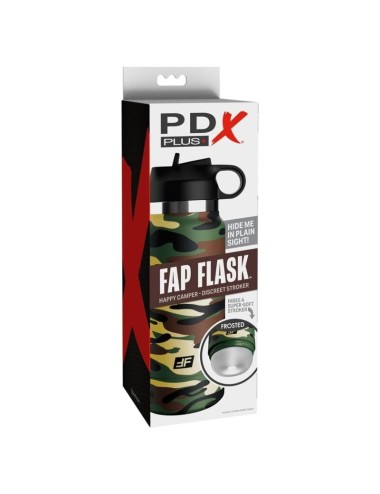 PDX PLUS - FAP FLASK HAPPY CAMPER MASTURBATORE DISCRETO CAMOUFLAGE