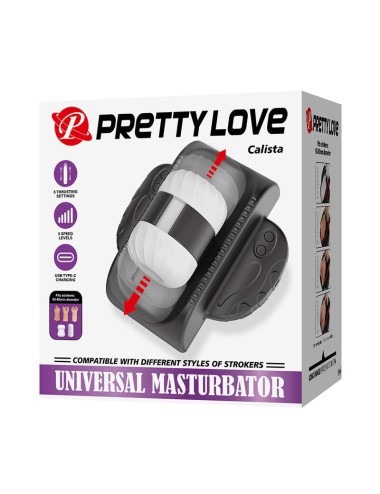 PRETTY LOVE - CALISTA MASTURBATORE AUTOMATICO UNIVERSALE NERO