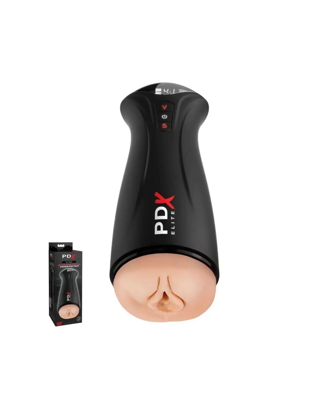 PDX ELITE - MASTURBATORE CON ASPIRAZIONE E VIBRAZIONE INTERMITTENTE FAP-GASM