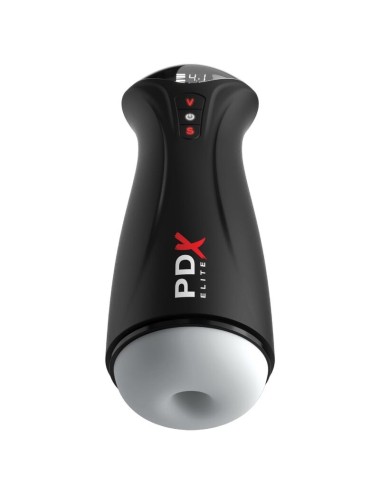 PDX ELITE - MASTURBATORE MASCHILE TRASPARENTE FAP-GASM CON ASPIRAZIONE INTERMITTENTE