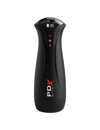 PDX ELITE - MASTURBATORE MASCHILE TRASPARENTE FAP-GASM CON ASPIRAZIONE INTERMITTENTE