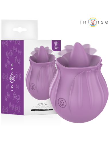 INTENSE - AZALEA FIORE STIMOLAZIONE DEL CLITORIDE CON 10 VIBRAZIONI VIOLA