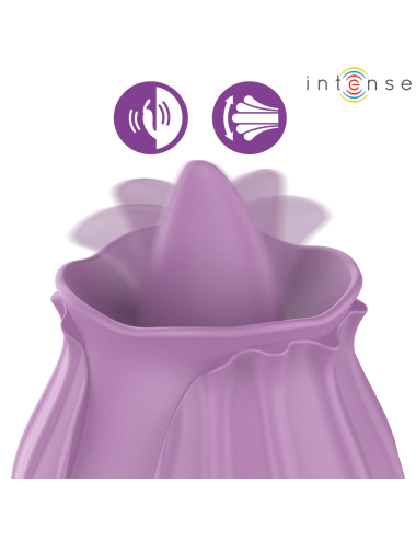 INTENSE - AZALEA FIORE STIMOLAZIONE DEL CLITORIDE CON 10 VIBRAZIONI VIOLA