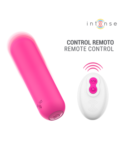 INTENSE - JUDY VIBRATORE RICARICABILE A FORMA DI BULBO CON TELECOMANDO ROSA