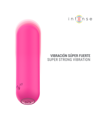 INTENSE - JUDY VIBRATORE RICARICABILE A FORMA DI BULBO CON TELECOMANDO ROSA