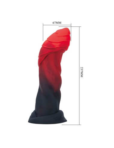 POWER MONSTERS - DILDO IN SILICONE BIGOLIATH BICOLORE FANTASY 25 CM Ø 6 CM
