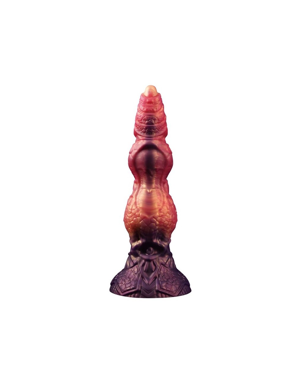 POWER MONSTERS - SAVAGE BEASTLORD TRICOLOR FANTASY DILDO IN SILICONE 24 CM Ø 5 CM
