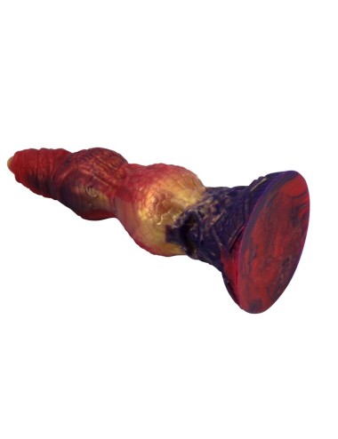 POWER MONSTERS - SAVAGE BEASTLORD TRICOLOR FANTASY DILDO IN SILICONE 24 CM Ø 5 CM