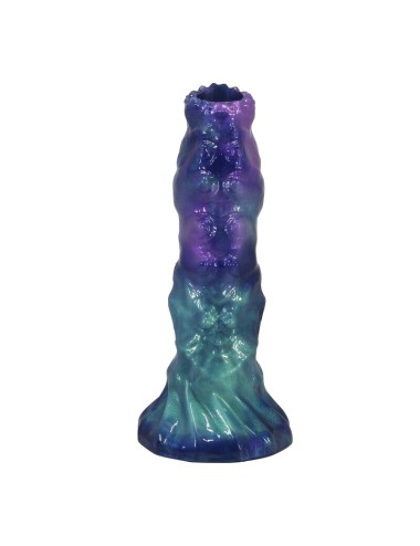 POWER MONSTERS - DUSKWALKER SENTINEL TRICOLOR DILDO GONFIABILE IN SILICONE FANTASY 23 CM Ø 5 CM