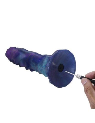 POWER MONSTERS - DUSKWALKER SENTINEL TRICOLOR DILDO GONFIABILE IN SILICONE FANTASY 23 CM Ø 5 CM