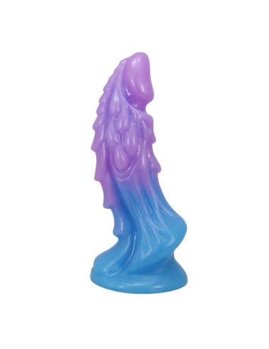 POWER MONSTERS - DILDO REALISTICO ATLANTEANO CON VENTOSA 19 CM Ø 5 CM BLU E VIOLA