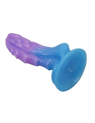 POWER MONSTERS - DILDO REALISTICO ATLANTEANO CON VENTOSA 19 CM Ø 5 CM BLU E VIOLA