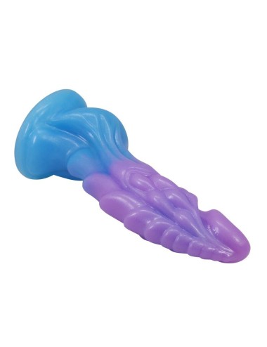 POWER MONSTERS - DILDO REALISTICO ATLANTEANO CON VENTOSA 19 CM Ø 5 CM BLU E VIOLA