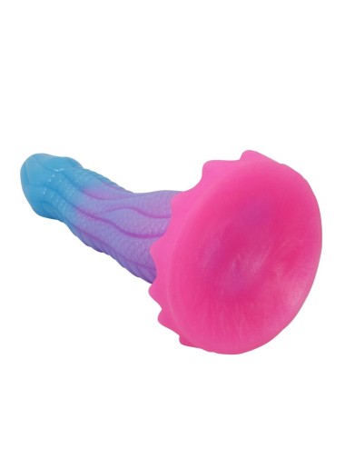 POWER MONSTERS - DILDO VOID PYTHON FANTASY CON VENTOSA 20,5 CM Ø 5,2 CM BLU, VIOLA E ROSA
