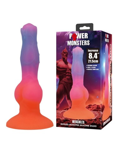 POWER MONSTERS - DILDO IN SILICONE HERCULES FANTASY 21,5 CM Ø 5 CM