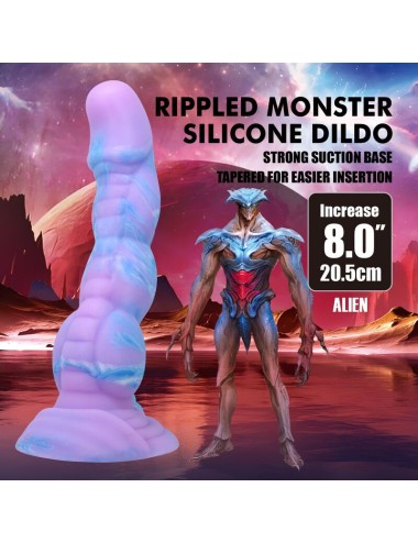 POWER MONSTERS - DILDO IN SILICONE ALIEN FANTASY 20,5 CM Ø 4,8 CM