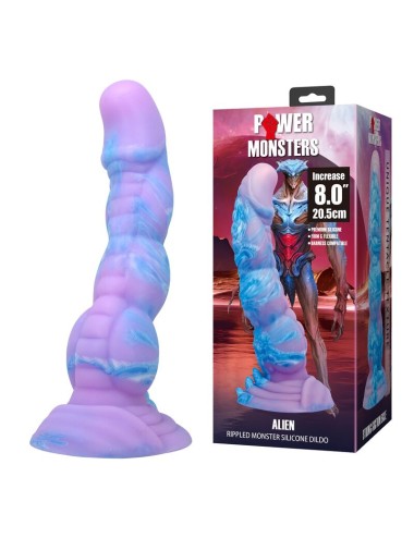 POWER MONSTERS - DILDO IN SILICONE ALIEN FANTASY 20,5 CM Ø 4,8 CM