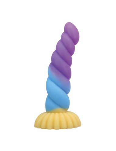 POWER MONSTERS - UNICORNO TRICOLORE FANTASY DILDO IN SILICONE 22 CM Ø 5 CM