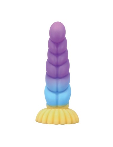 POWER MONSTERS - UNICORNO TRICOLORE FANTASY DILDO IN SILICONE 22 CM Ø 5 CM