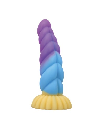 POWER MONSTERS - UNICORNO TRICOLORE FANTASY DILDO IN SILICONE 22 CM Ø 5 CM