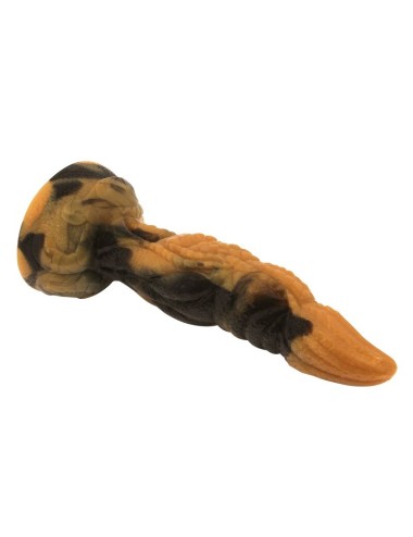 POWER MONSTERS - TIRANNOSAURO BICOLORE FANTASY DILDO IN SILICONE 20,5 CM Ø 5 CM