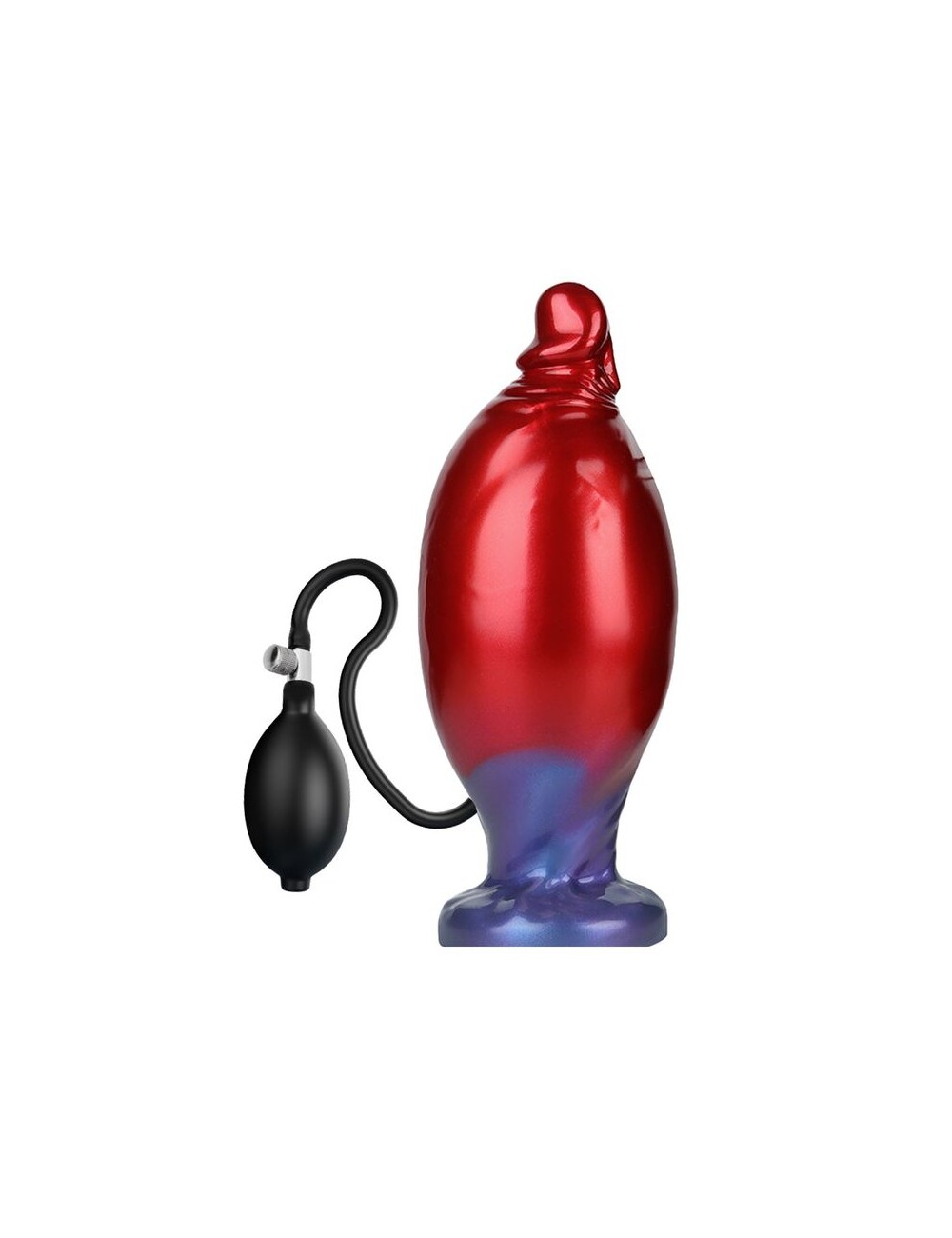 POWER MONSTERS - SHADOW BEHEMOTH DILDO GONFIABILE IN SILICONE BICOLORE 22 CM Ø 5 CM