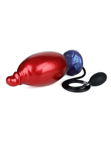 POWER MONSTERS - SHADOW BEHEMOTH DILDO GONFIABILE IN SILICONE BICOLORE 22 CM Ø 5 CM