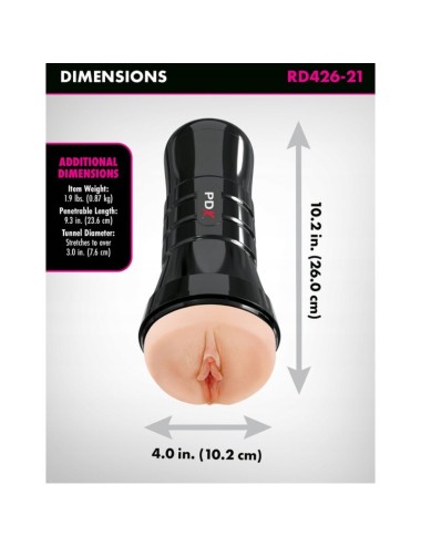 PDX EXTREME - WET PUSSIES SUPER JUICY SNATCH XXL LIGHT MASTURBATOR