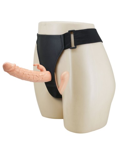 BAILE - CHARLOTTE HOLLOW DOPPIA PENETRAZIONE STRAP-ON FLESH