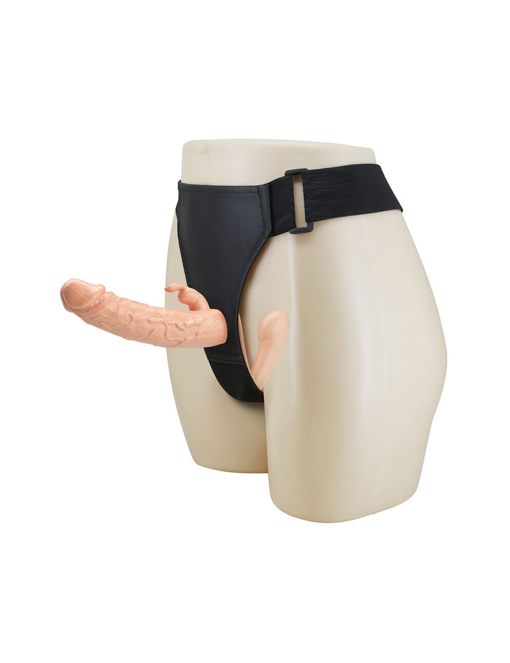 BAILE - CHARLOTTE HOLLOW DOPPIA PENETRAZIONE STRAP-ON FLESH