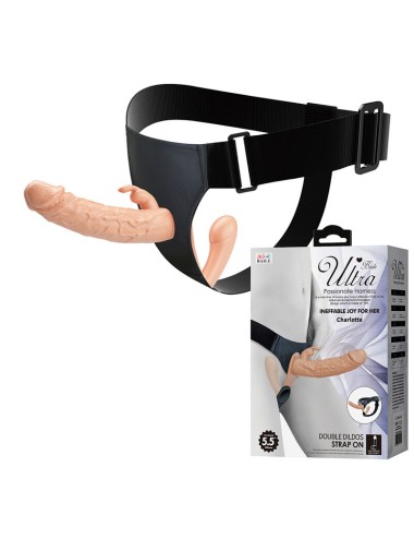BAILE - CHARLOTTE HOLLOW DOPPIA PENETRAZIONE STRAP-ON FLESH