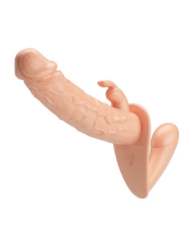 BAILE - CHARLOTTE HOLLOW DOPPIA PENETRAZIONE STRAP-ON FLESH