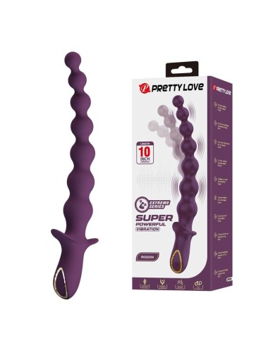 PRETTY LOVE - VIBRATORE ANALE RICARICABILE MADISON CON 10 FUNZIONI